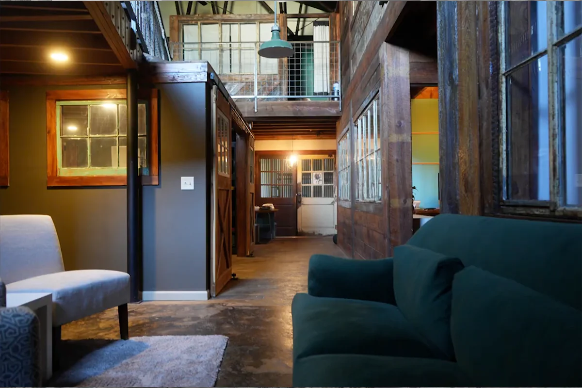 Studio entrance